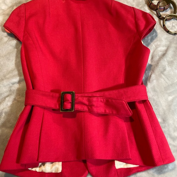 Nanette Lepore Pink Short Sleeve Jacket S10 - Picture 6 of 10